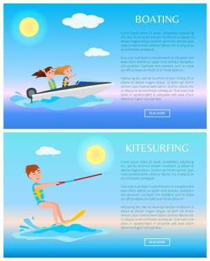 Botla ve Kitesurfing, deniz dinlenme, su sporları