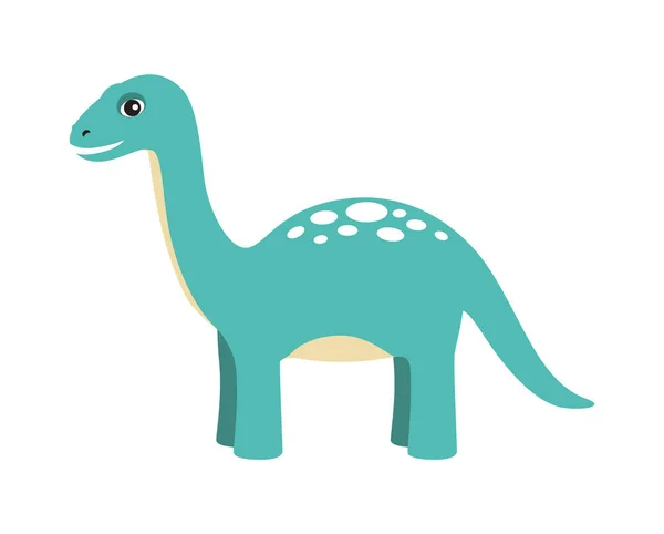 Illustrazione vettoriale di tipo dinosauro Apatosaurus — Vettoriale Stock