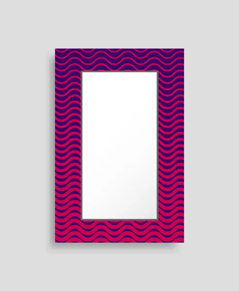 Rectangular Frame Colorful Vector Illustration — Stock Vector