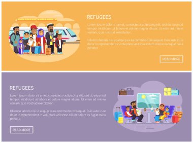 Mülteciler tren Web sayfası tarafından ülke bırakmak deneyin
