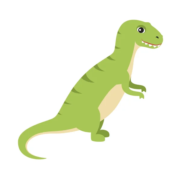 Dinozaur z ilustracji wektorowych małych rączek — Wektor stockowy