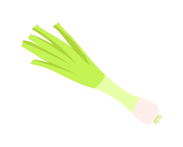 Pictogram voor jonge UI groente, groene asperges, kleur — Stockvector