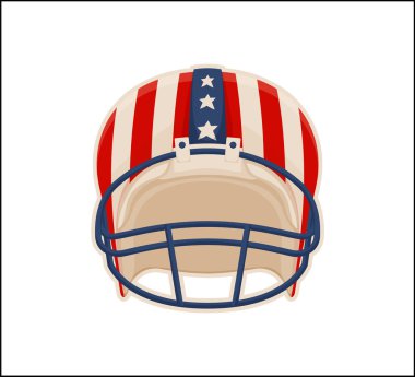 Amerikan futbolu spor, renk Poster için kask