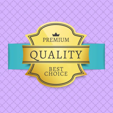 En iyi seçim Premium kalite altın damalı etiket