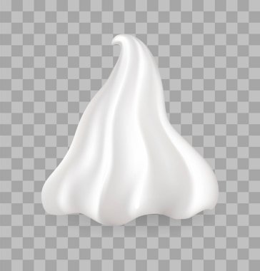 Gerçekçi simgesi smear şeffaflık izole vektör