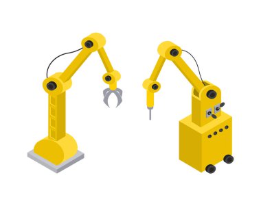 Makine otomatik araç, vektör çizim