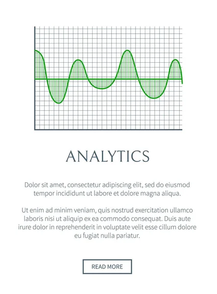 Analítica Digraph Image, Ilustración de vectores de color — Vector de stock