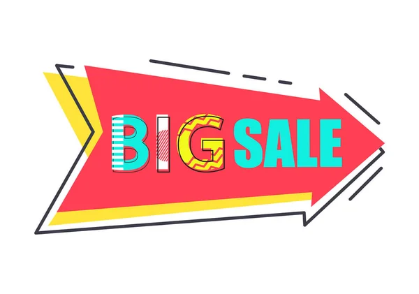 Big Sale Best Price: Flat Style with Super Cash — стоковый вектор