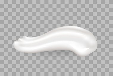 Nefis çırpılmış kremalı tatlı vektör çizim