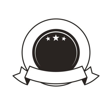 Ödül boş şablon Closeup vektör çizim