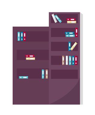 Ofis mobilya kitaplık ile kitap ve edebiyat