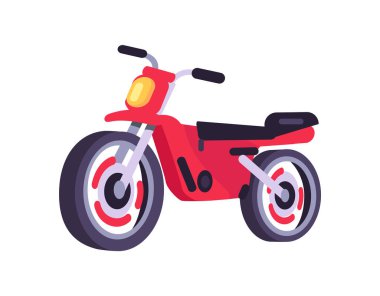 Kırmızı motosiklet şık motorlu Scooter taşıma öğe