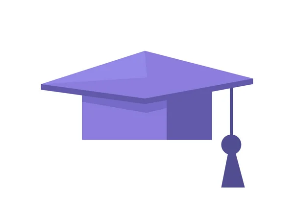 Εικονογράφηση Closeup φορέα καπάκι Αποφοίτηση σπουδαστών — Διανυσματικό Αρχείο