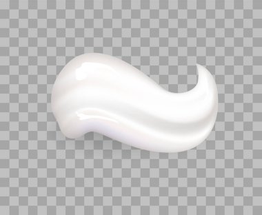 Gerçekçi simgesi smear şeffaflık izole vektör