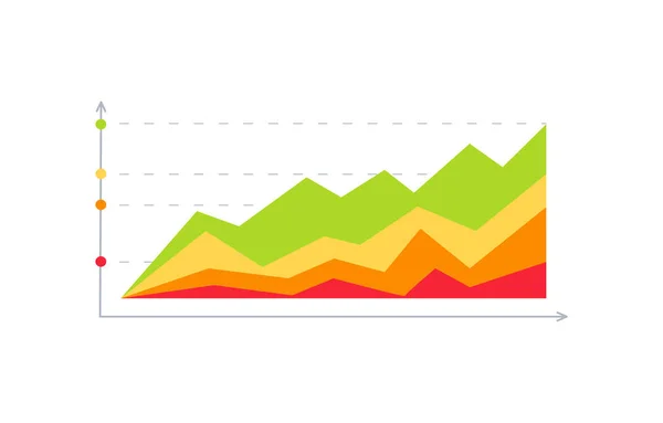 Infografika wyświetlone dane, ilustracji wektorowych — Wektor stockowy