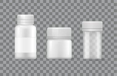 Sıvılar için tasarlanmış kapakları plastik gümüş şişelerde