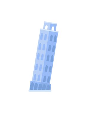 Pisa Kulesi ünlü görüş üzerinden meyilli.