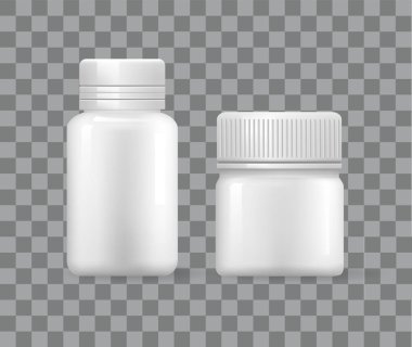 İlaç kapsül için boş tıbbi depolama kutusu