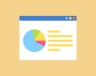 Şematik pencere ve diyagram vektör çizim