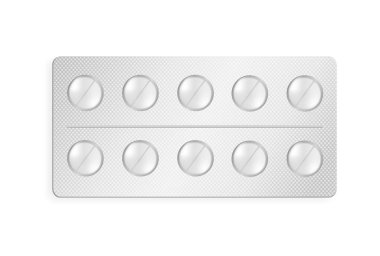 Uyuşturucu için ambalaj Blister ağrı kesici ile gümüş