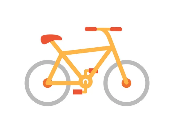 Bicycle Bike Icon Closeup Vector Illustration — Stock Vector
