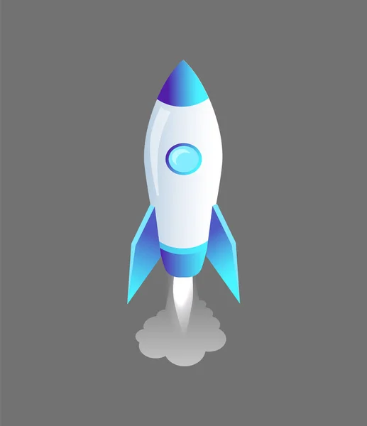 Lançamento Rocket Craft Icon Ilustração do vetor —  Vetores de Stock