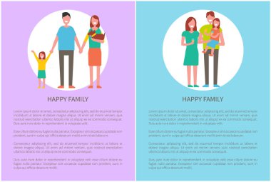 İnsanlar kızı ve evcil köpek gülümseyerek mutlu bir aile