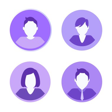 Sosyal ağ insanlar simgeler vektör çizim