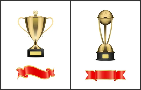 Concurso ou Competição Atributos do Prêmio Vencedor —  Vetores de Stock
