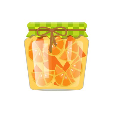 Dilimlenmiş portakal Narenciye meyve küçük cam