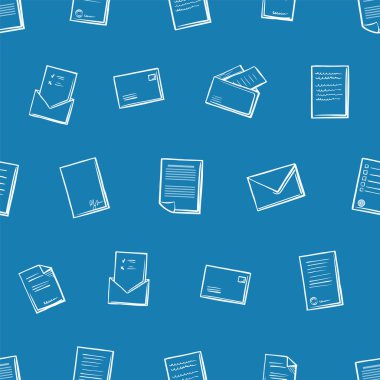 Office yazışma ve kağıtları tasarlamak vektör