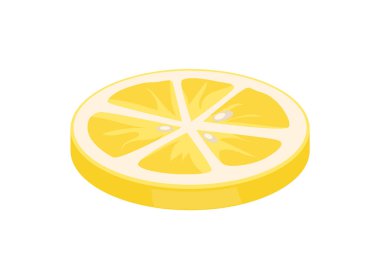 Limon limon narenciye Closeup vektör çizim