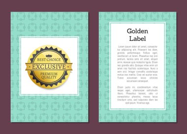 Lüks marka özel Set vektör çizim