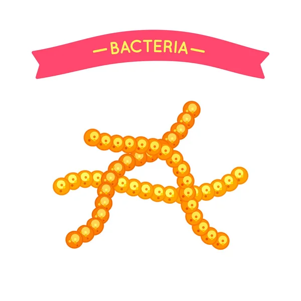 Baktériumok Bacillus Cereus ikon-vektoros illusztráció — Stock Vector