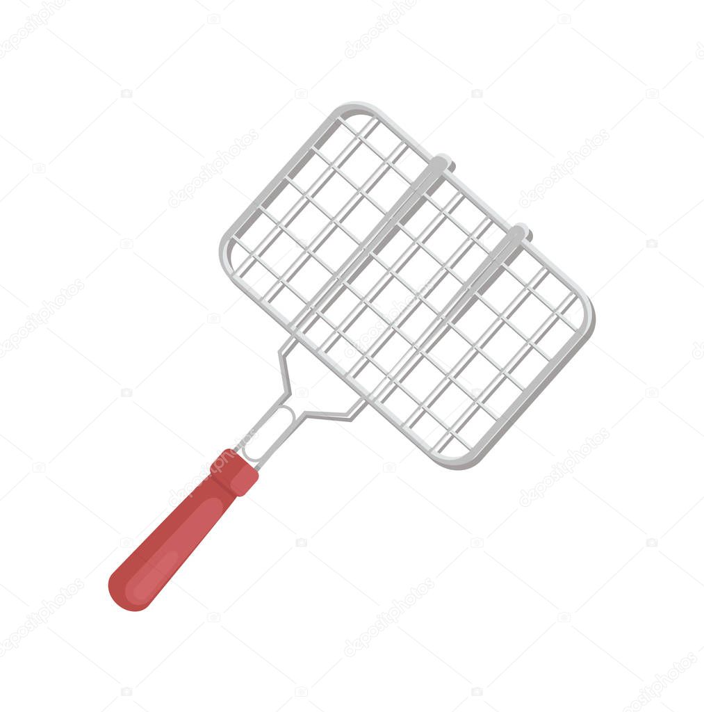 BBQ Cooking Tool Grille Icon Vector Illustration
