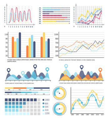 Diyagram ve Infographics kesimleri açıklama ile