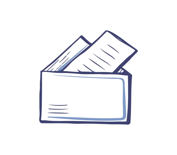 紙のファイル アイコン シート、ドキュメントとフォルダー — ストックベクタ