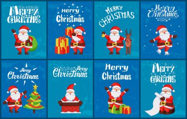 Kutlama mutlu Noeller Noel kartı vektör