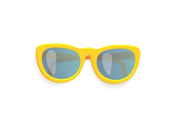 Lunettes de soleil d'été Icône Illustration vectorielle rapprochée — Image vectorielle