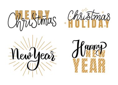 Mutlu yıllar, mutlu Noeller şenlikli selamlar