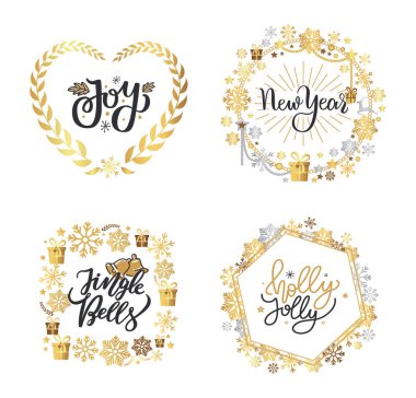 Holly Jolly alıntı mutlu Noeller yeni yıl tatili