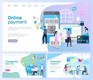 Online ödeme ve işlem güvenlik sayfaları