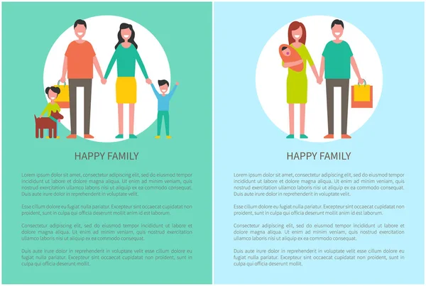 Familjen föräldrar moderskap vektorillustration — Stock vektor