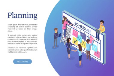 İş stratejisi, Web sayfası metin ile planlama