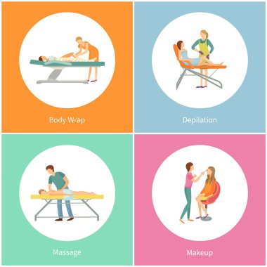 Beden şal, epilasyon, sırt masajı, makyaj balmumu