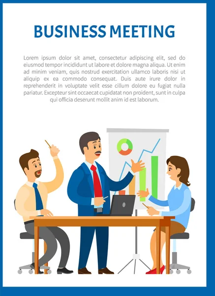 İş, tablo vektörünü oturan insanlarla tanışmak