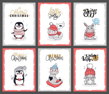 Dilek yazı hat ile hayvanların ayarla