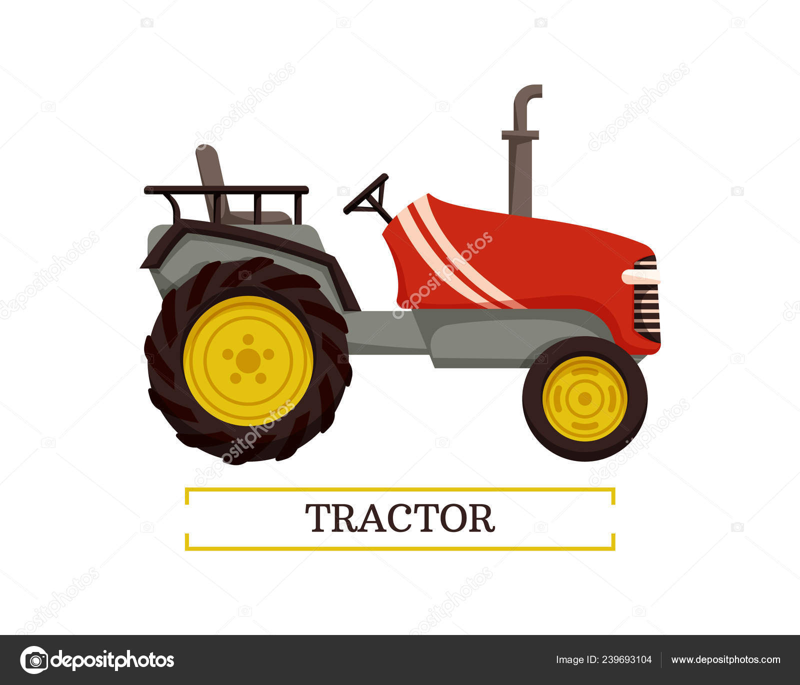 Vetores de Ilustração Do Vetor Do Trator Vermelho Da Agricultura Agrícola  Desenho De Trator Plano De Desenho Animado Trator Agrícola Moderno e mais  imagens de Agricultura - iStock