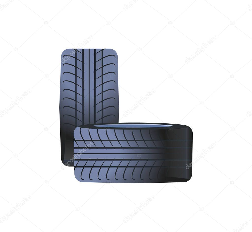 Tire Car Wheels Made of Rubber Material, Tyres