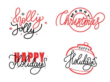Holly Jolly, mutlu Noeller, mutlu tatiller metin